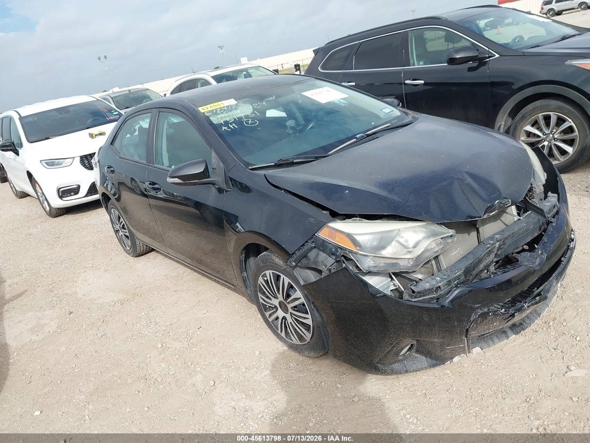 2016 TOYOTA COROLLA S