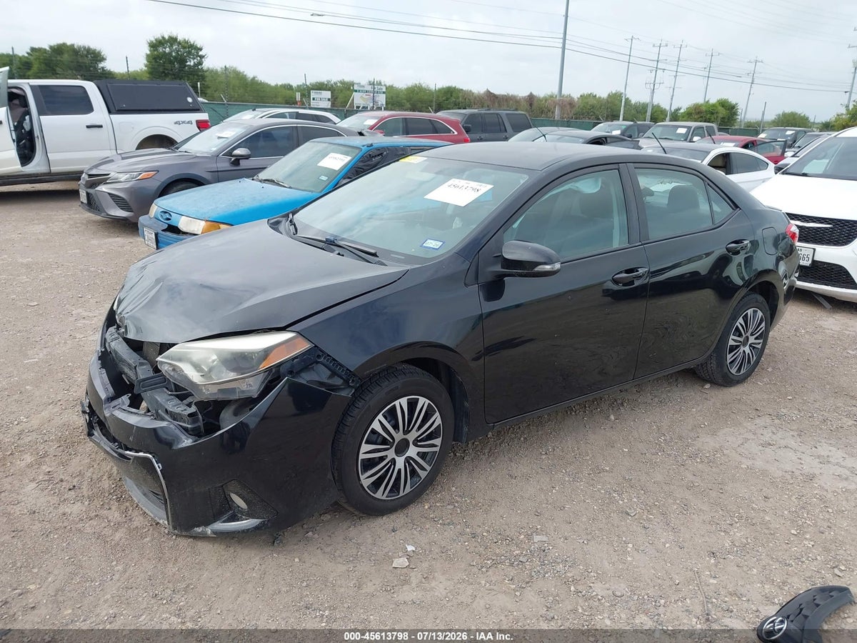 2016 TOYOTA COROLLA S — снимка 2