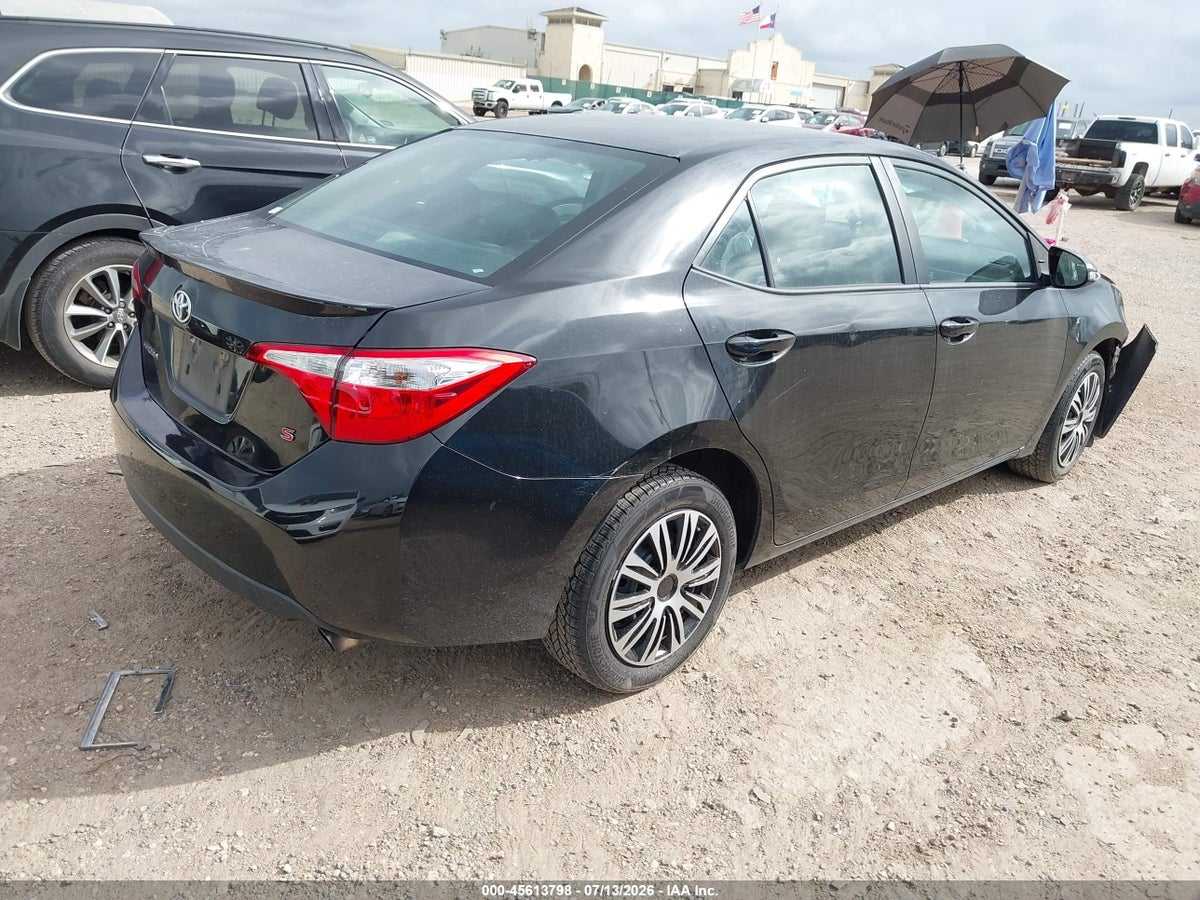 2016 TOYOTA COROLLA S — снимка 4