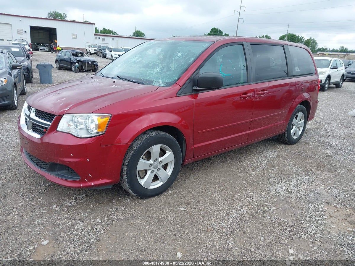 2016 DODGE GRAND CARAVAN SE — снимка 2