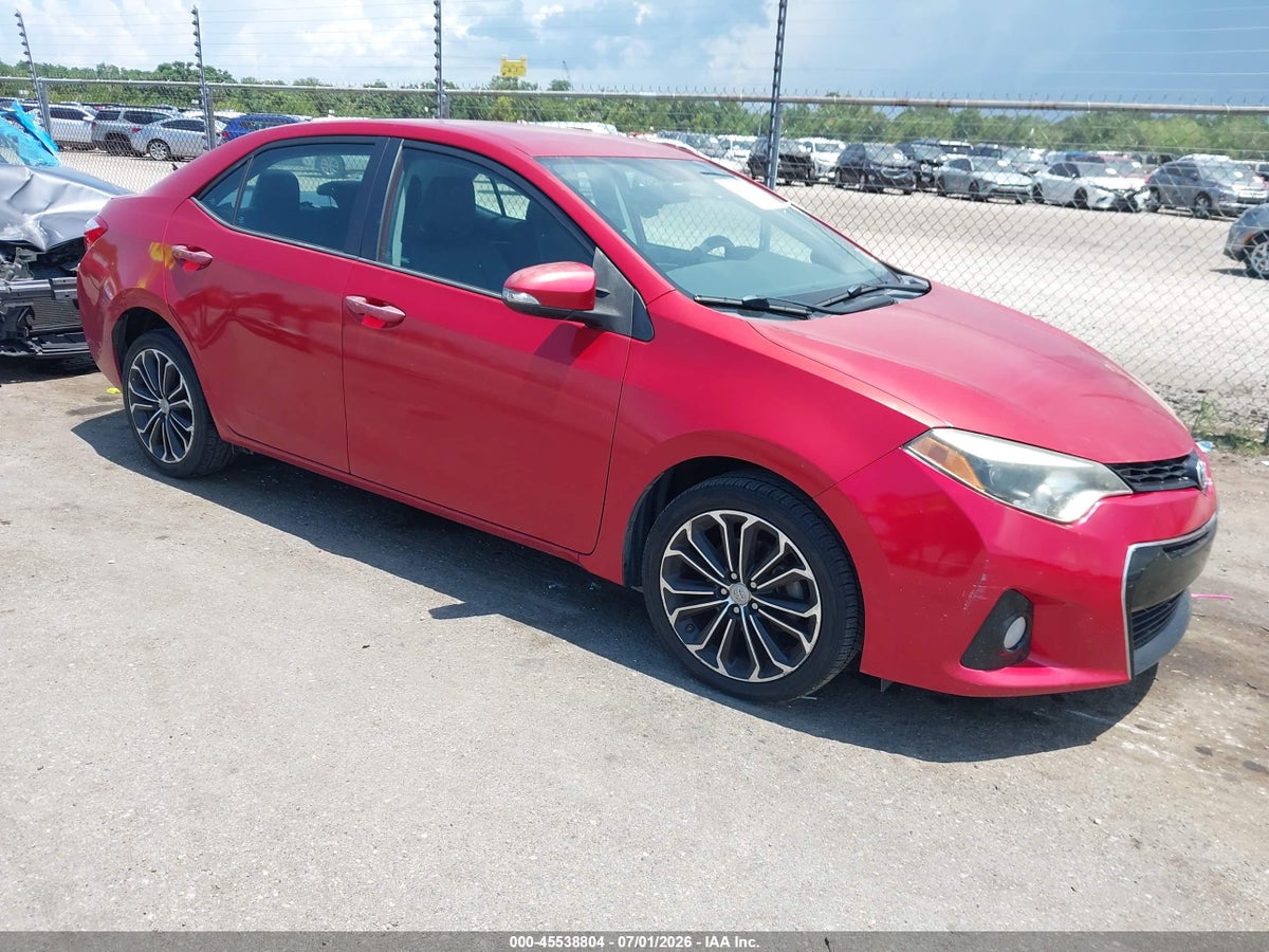 2016 TOYOTA COROLLA S PLUS