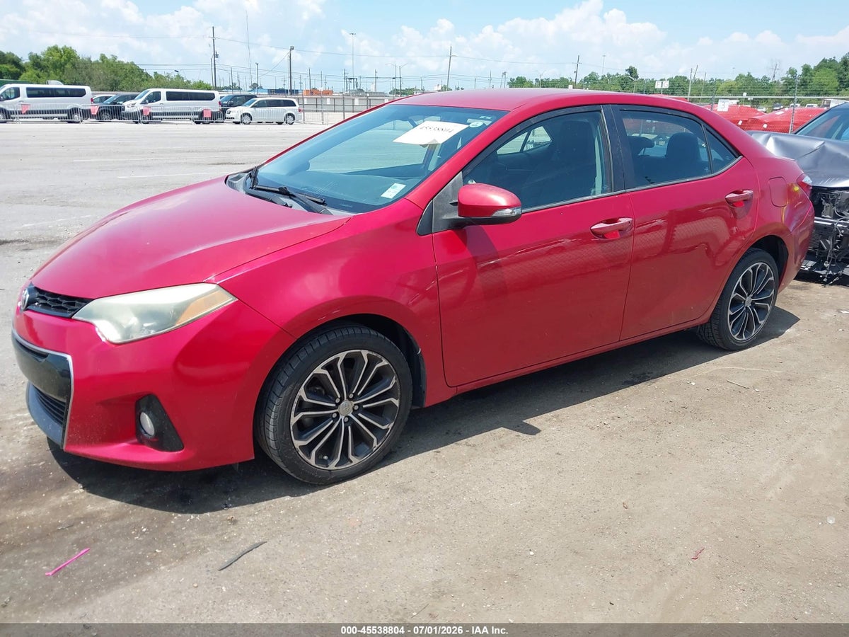 2016 TOYOTA COROLLA S PLUS — снимка 2