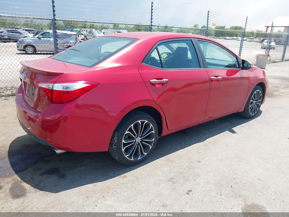 2016 TOYOTA COROLLA S PLUS — снимка 4