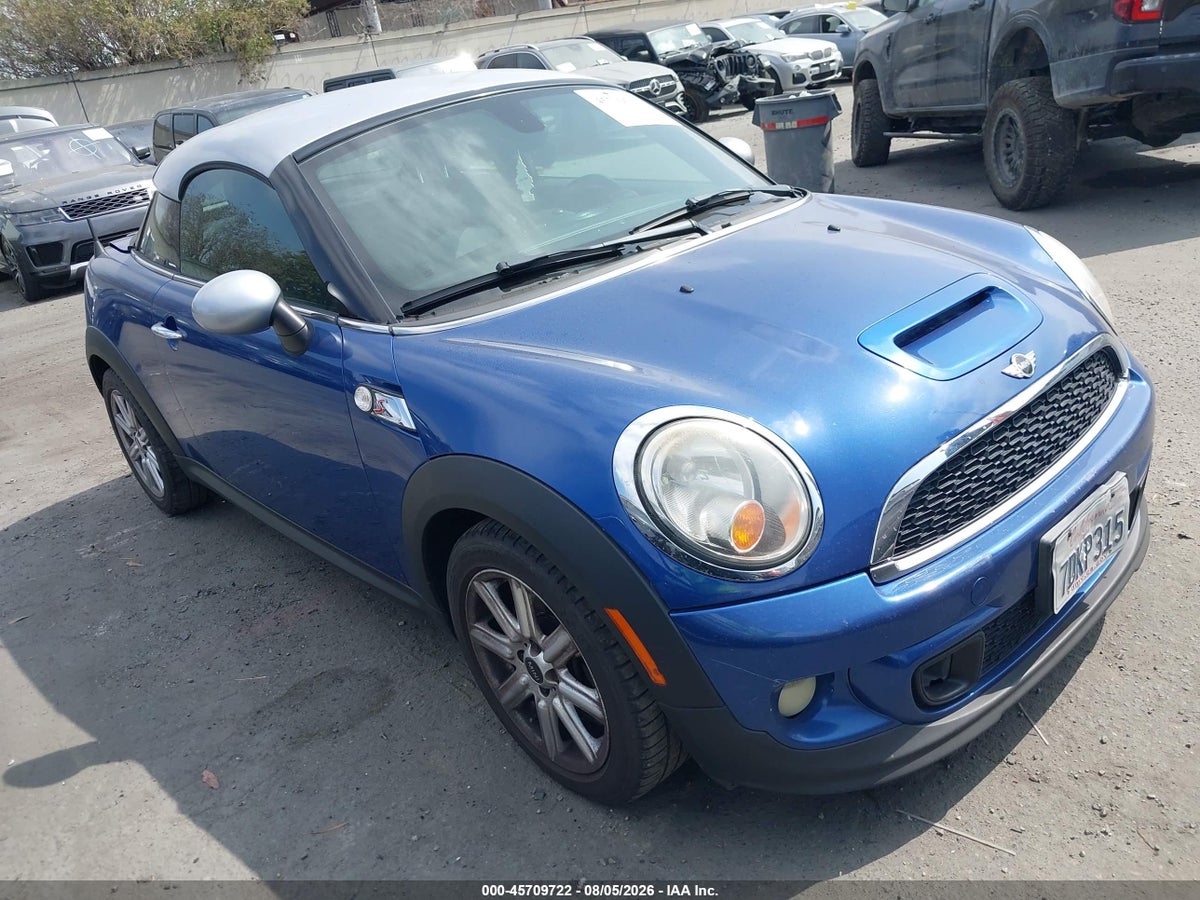 2013 MINI COUPE COOPER S