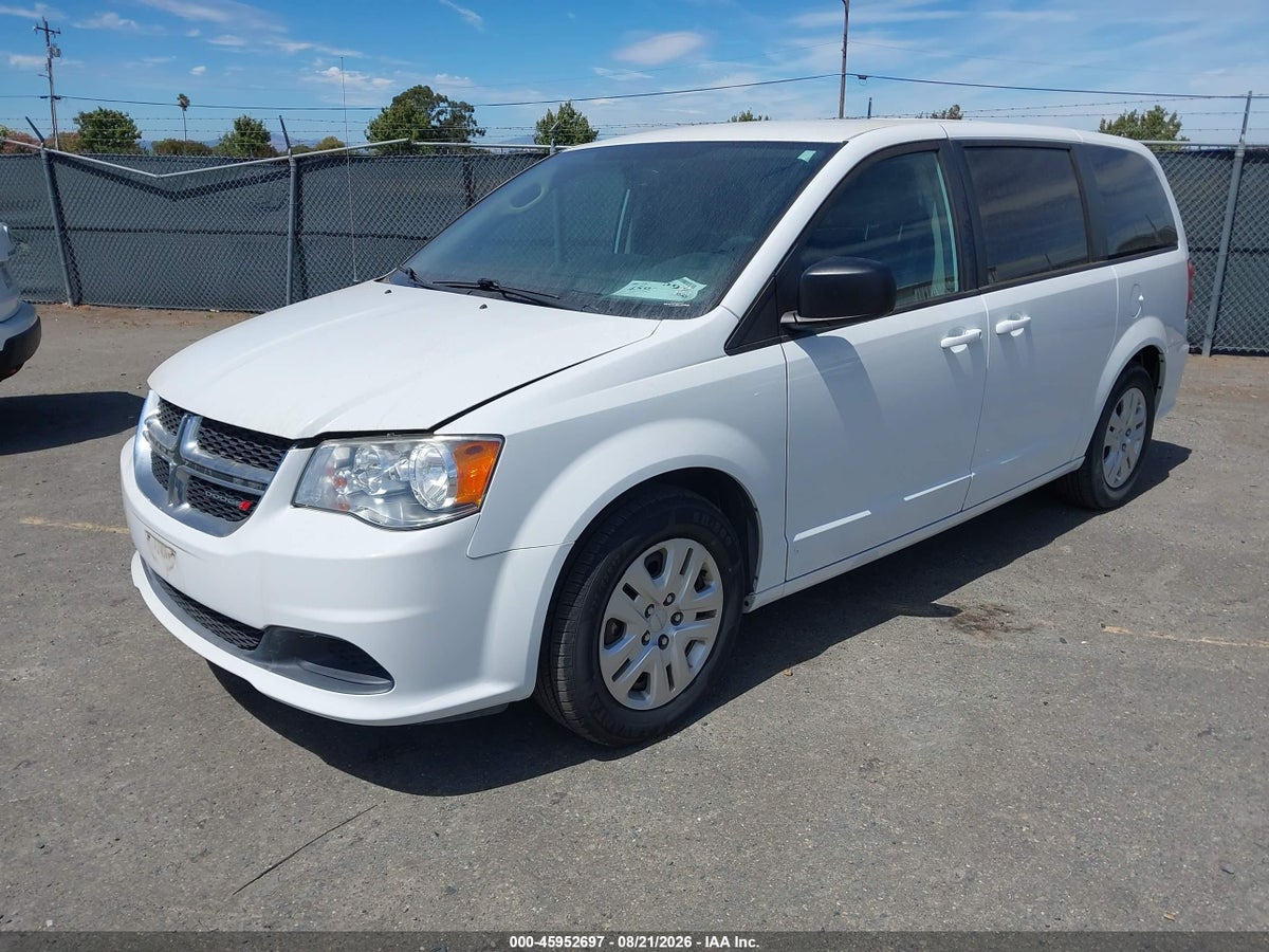 2018 DODGE GRAND CARAVAN SE — снимка 2