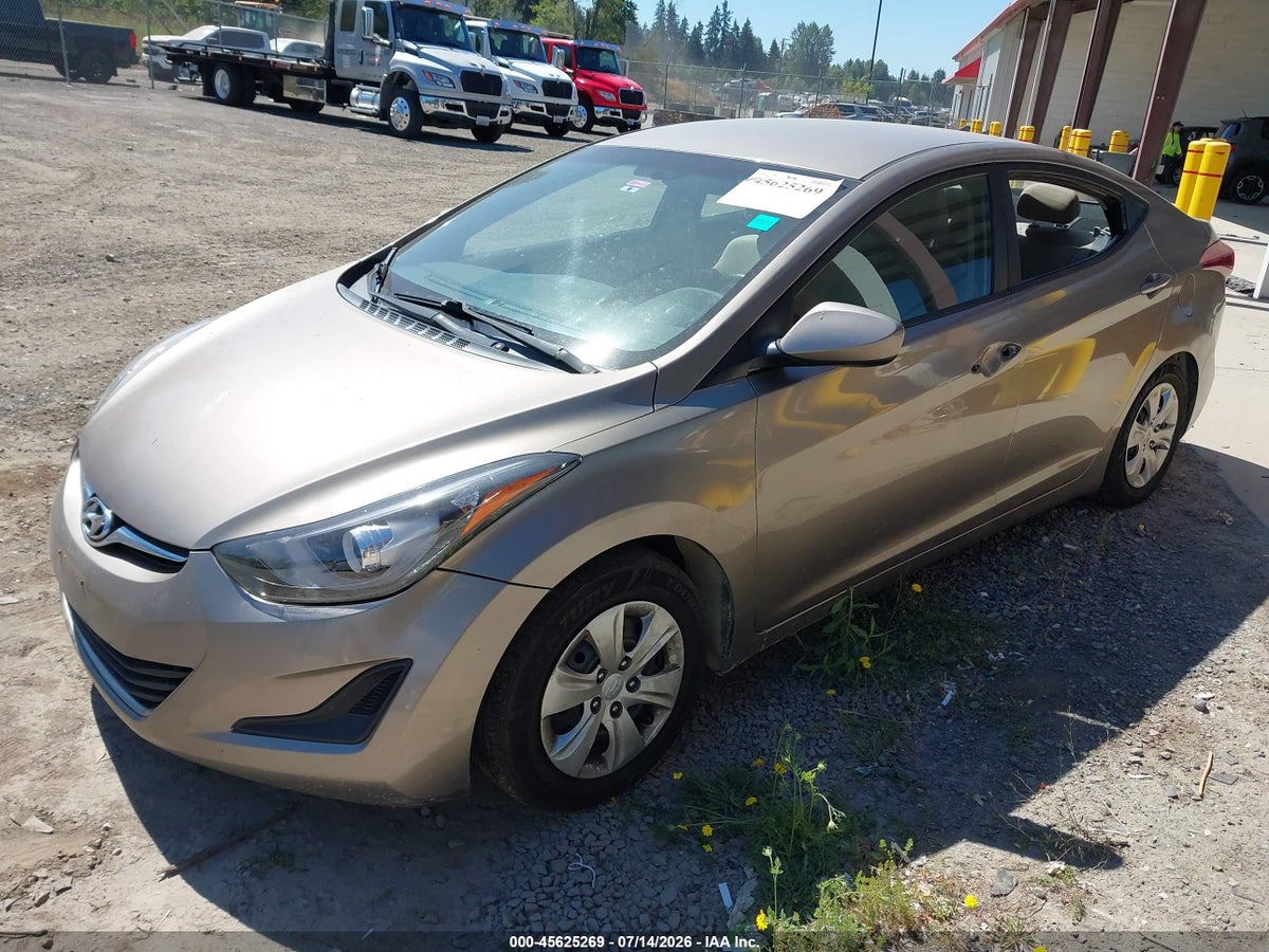 2016 HYUNDAI ELANTRA SE — снимка 2
