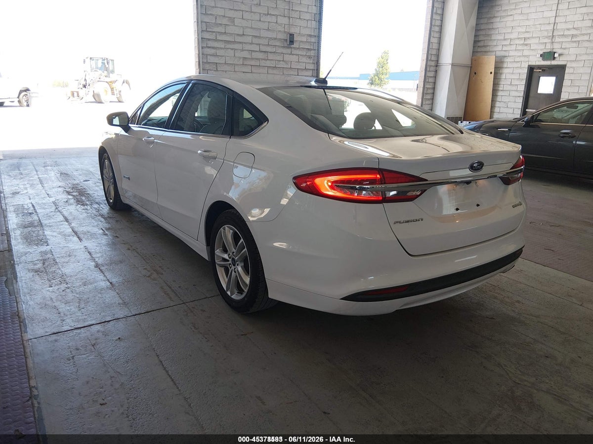 2018 FORD FUSION HYBRID S — снимка 3