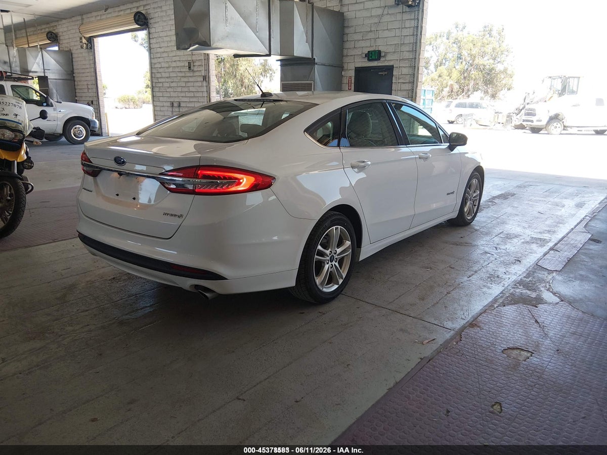 2018 FORD FUSION HYBRID S — снимка 4