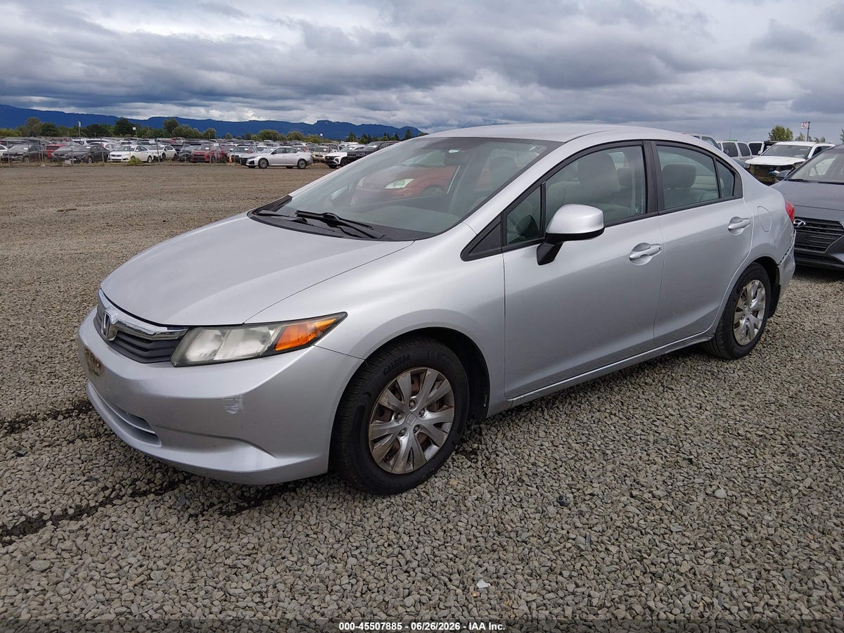 2012 HONDA CIVIC LX — снимка 2