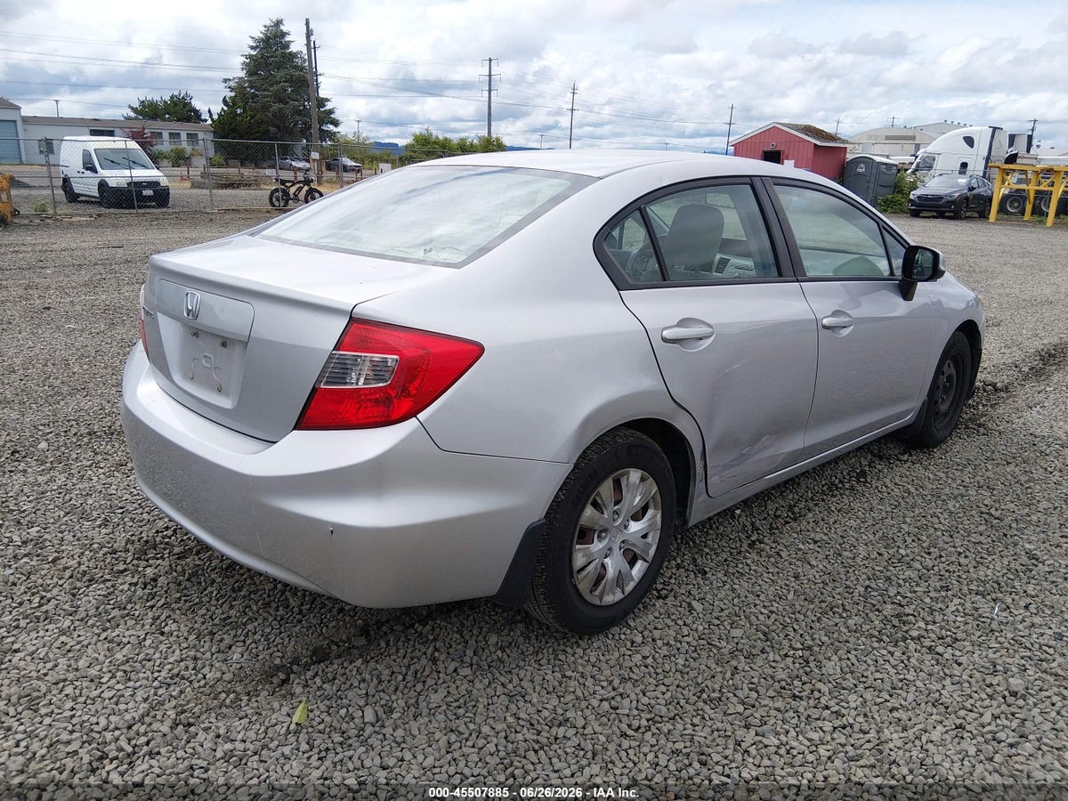 2012 HONDA CIVIC LX — снимка 4
