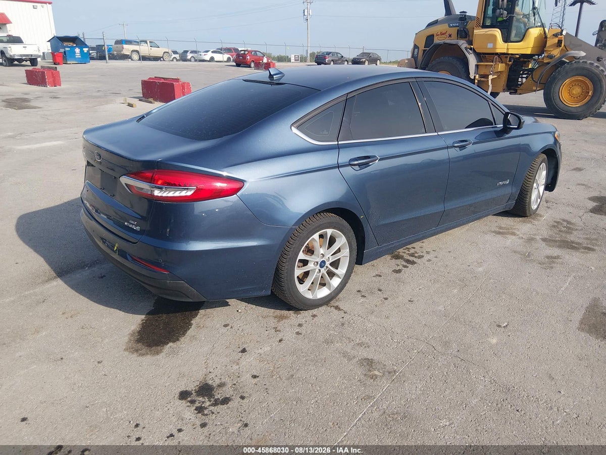 2019 FORD FUSION HYBRID SE — снимка 4
