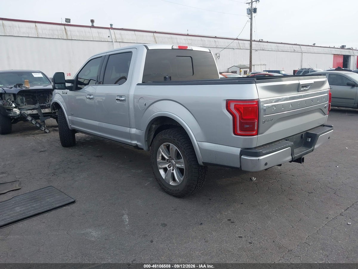 2016 FORD F-150 PLATINUM — снимка 3