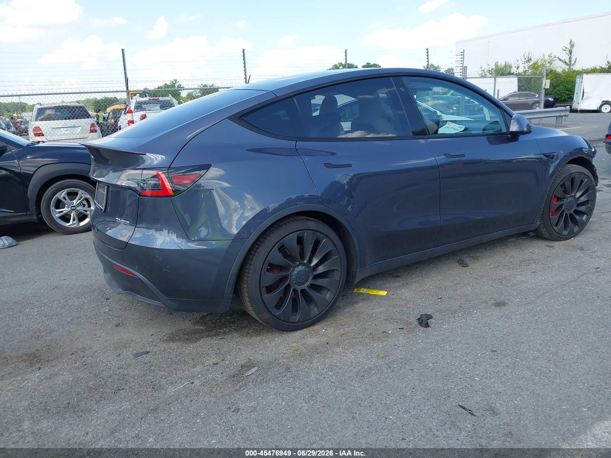 2020 TESLA MODEL Y LONG RANGE DUAL MOTOR ALL-WHEEL DRIVE/PERFORMANCE DUAL MOTOR ALL-WHEEL DRIVE — снимка 4