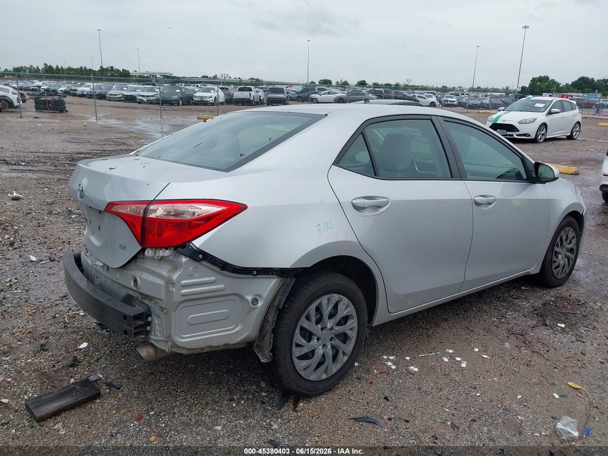 2018 TOYOTA COROLLA LE — снимка 4