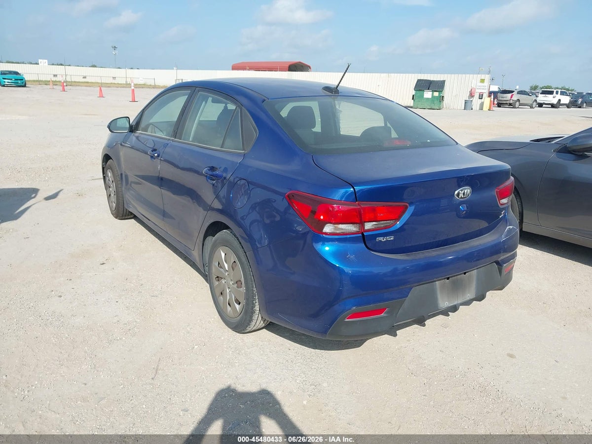 2018 KIA RIO S — снимка 3