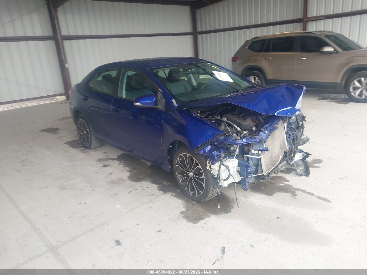 2016 TOYOTA COROLLA S PLUS