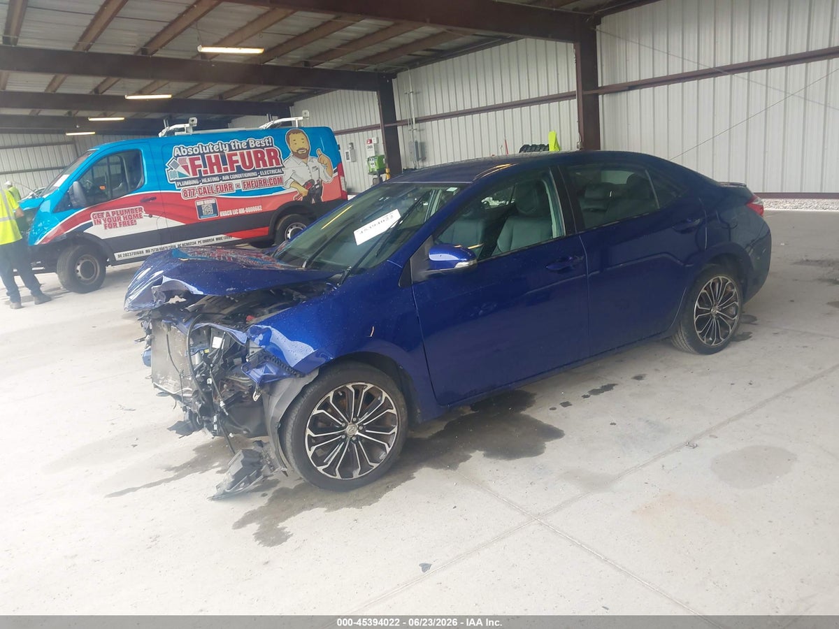 2016 TOYOTA COROLLA S PLUS — снимка 2