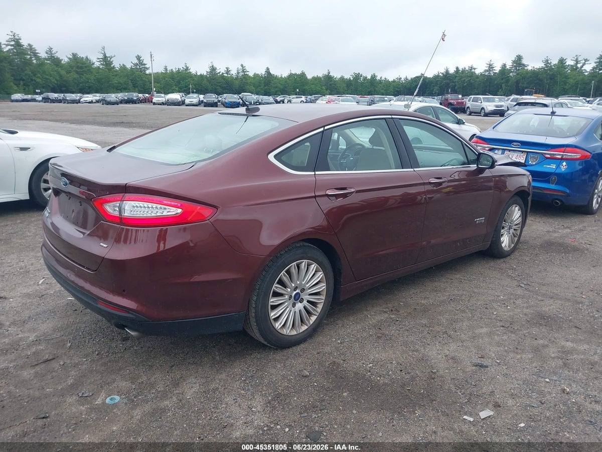 2016 FORD FUSION ENERGI SE LUXURY — снимка 4