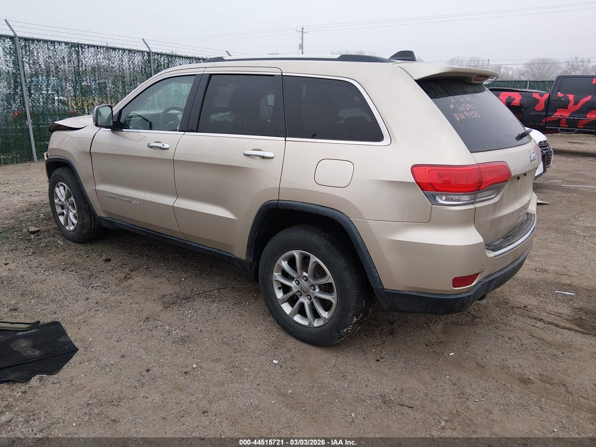 2014 JEEP GRAND CHEROKEE LIMITED — снимка 3