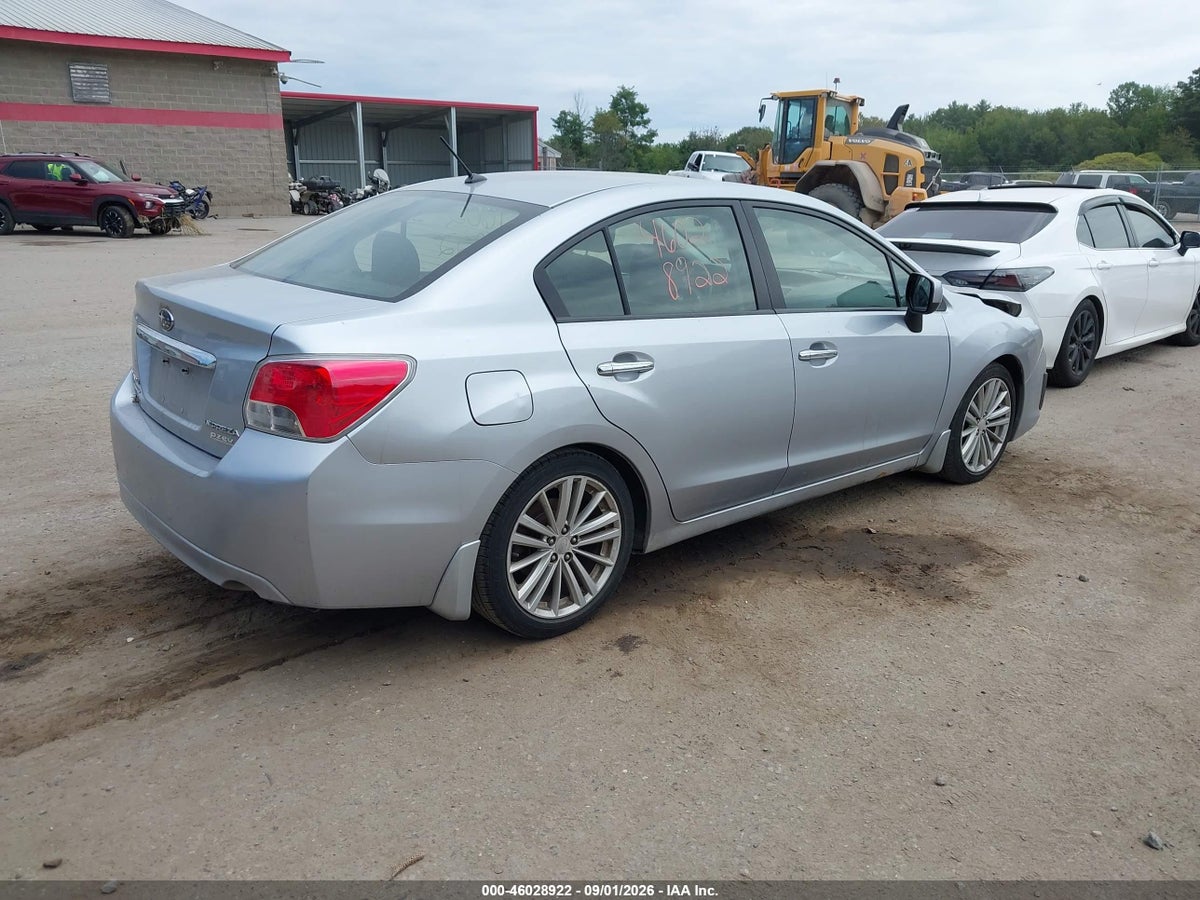 2012 SUBARU IMPREZA 2.0I LIMITED — снимка 4