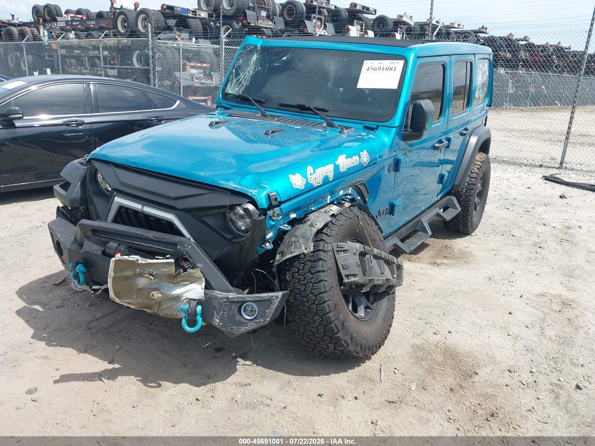 2020 JEEP WRANGLER UNLIMITED WILLYS 4X4 — снимка 2