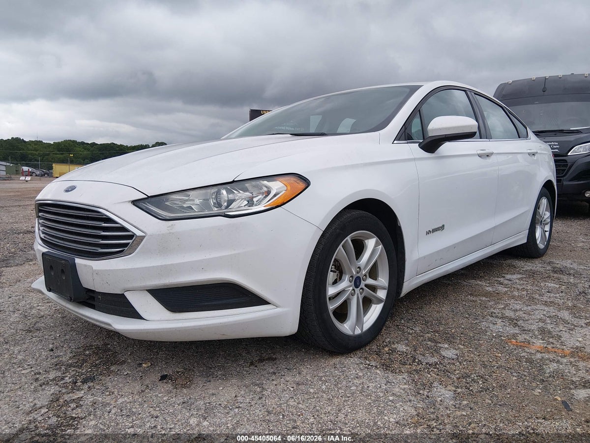 2018 FORD FUSION HYBRID S — снимка 2