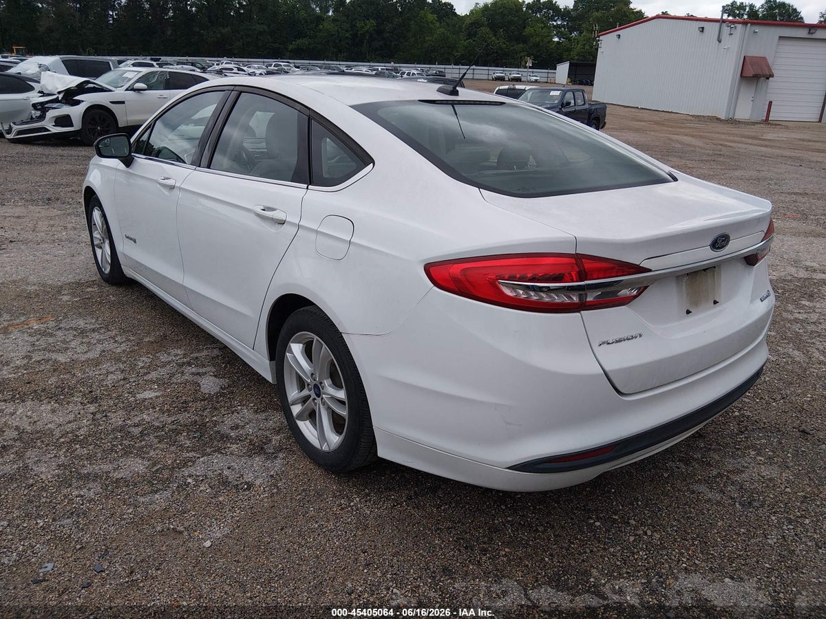 2018 FORD FUSION HYBRID S — снимка 3