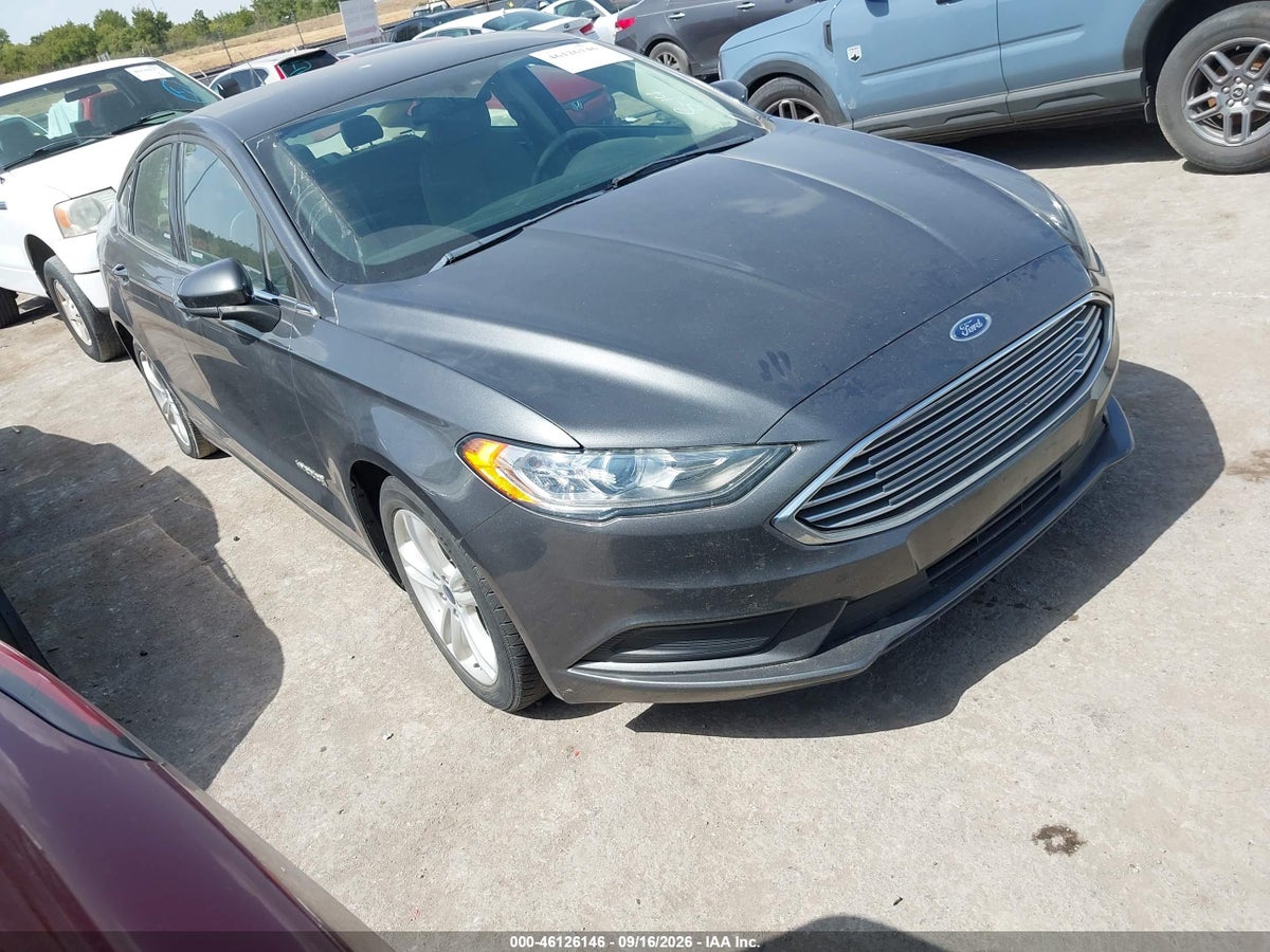 2018 FORD FUSION HYBRID SE