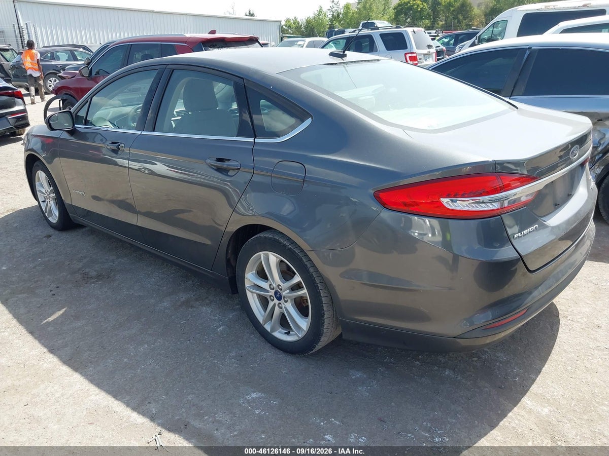 2018 FORD FUSION HYBRID SE — снимка 3