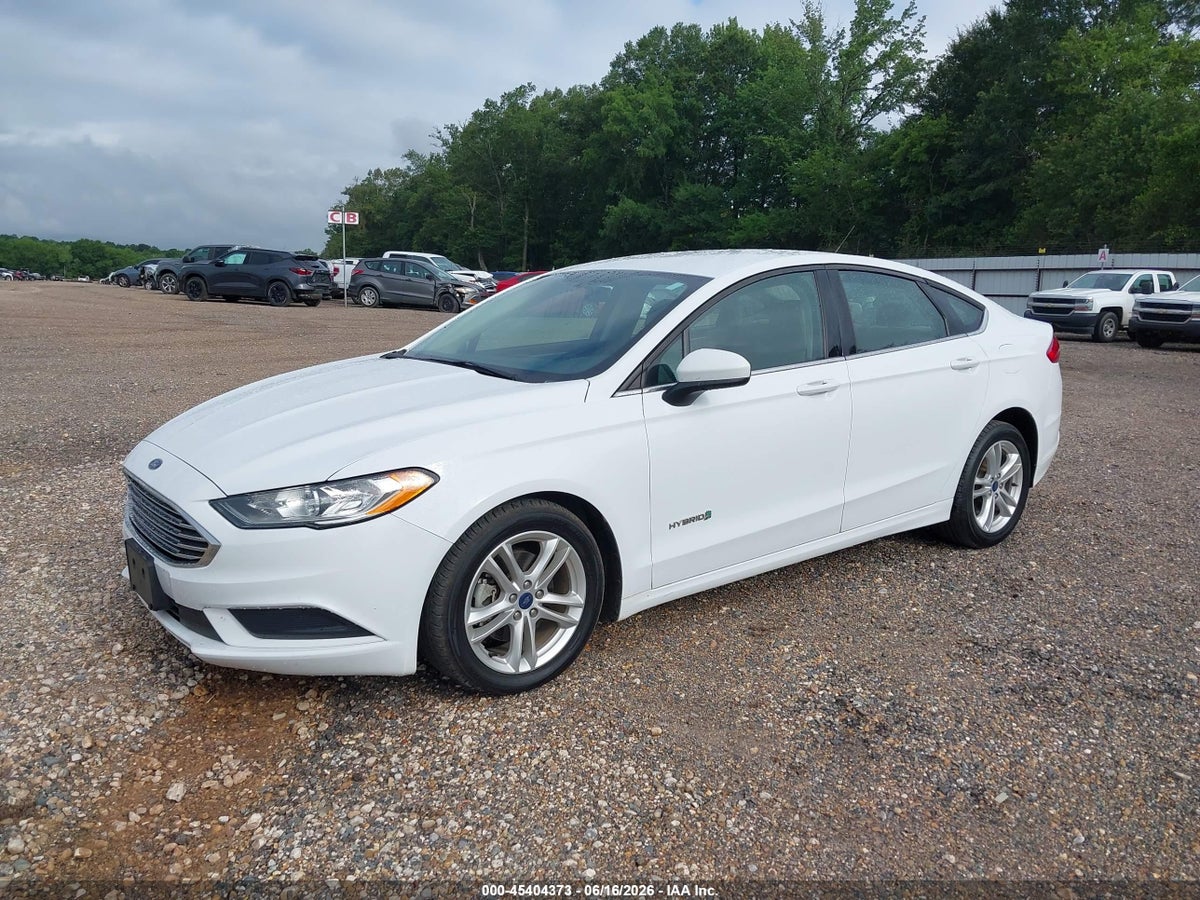 2018 FORD FUSION HYBRID S — снимка 2