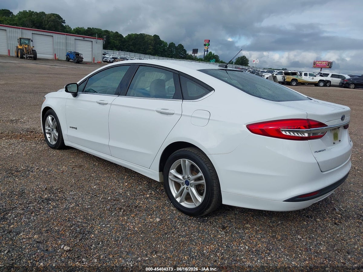 2018 FORD FUSION HYBRID S — снимка 3