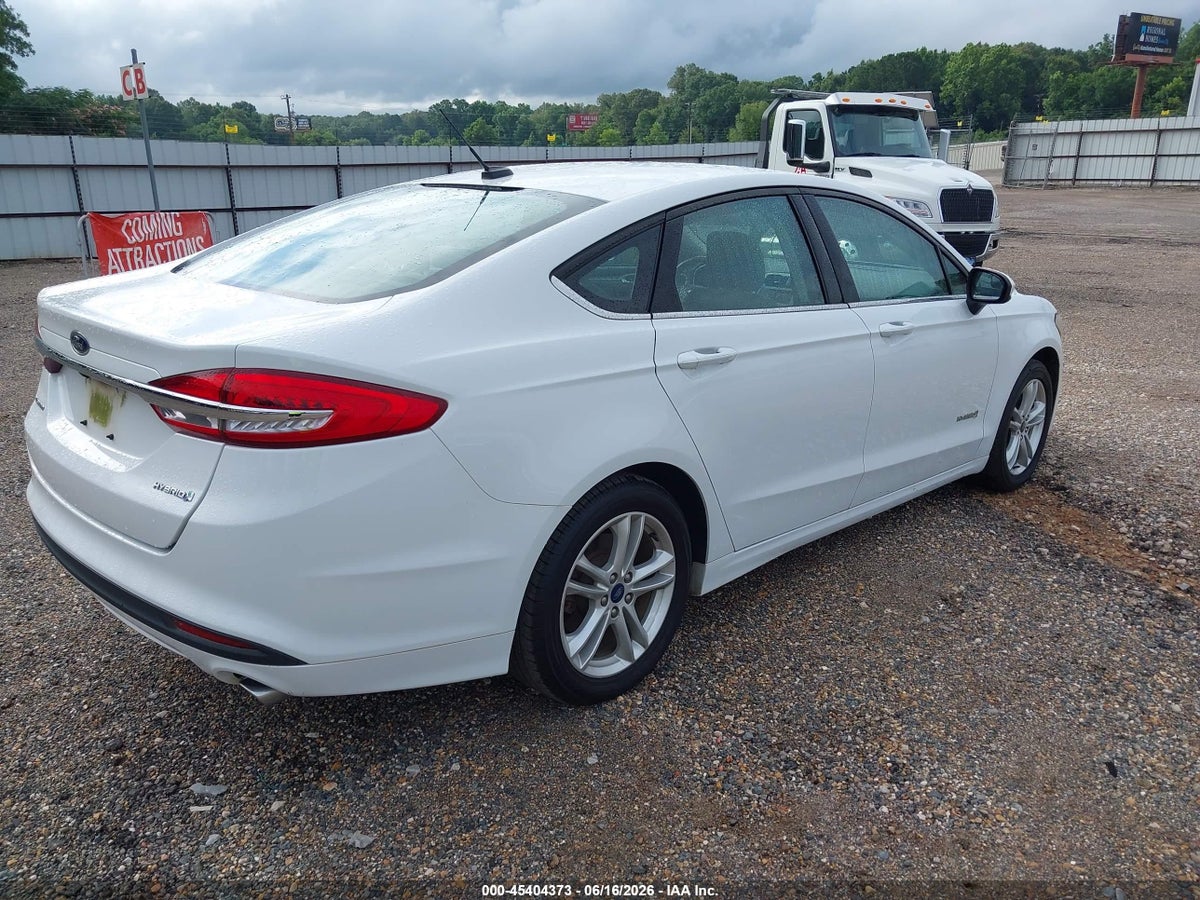 2018 FORD FUSION HYBRID S — снимка 4