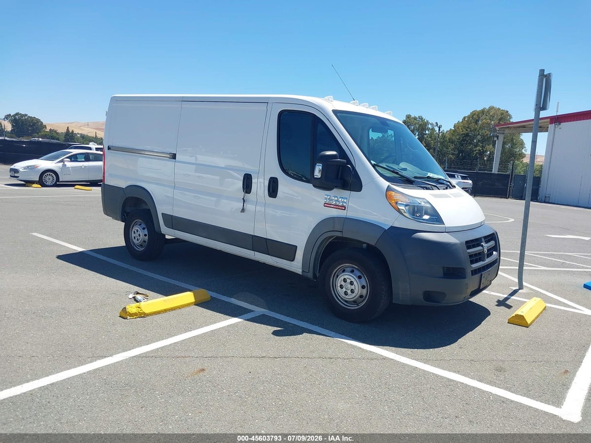 2018 RAM PROMASTER 1500 LOW ROOF 136 WB