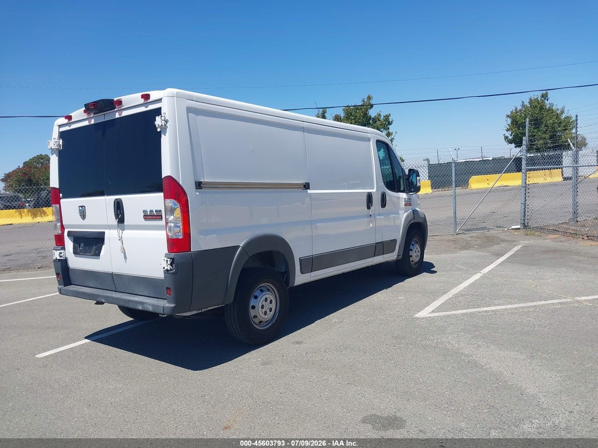 2018 RAM PROMASTER 1500 LOW ROOF 136 WB — снимка 4