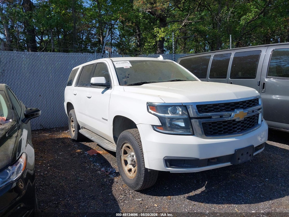2017 CHEVROLET TAHOE COMMERCIAL FLEET
