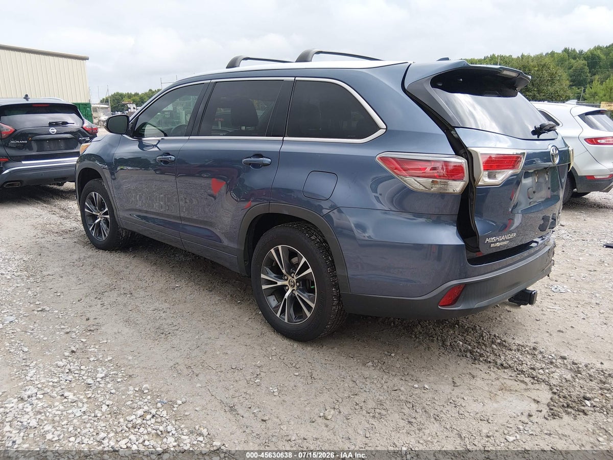 2016 TOYOTA HIGHLANDER XLE V6 — снимка 3