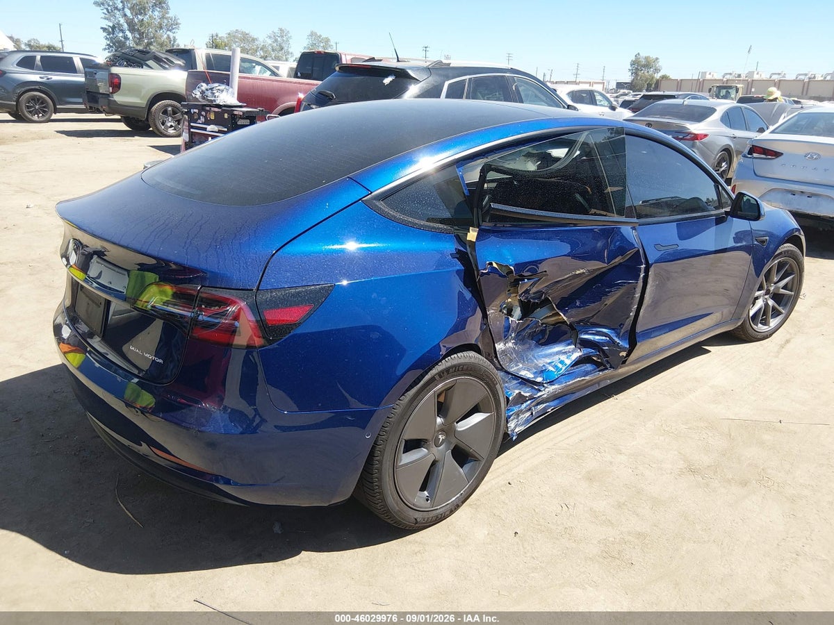 2021 TESLA MODEL 3 LONG RANGE DUAL MOTOR ALL-WHEEL DRIVE — снимка 4