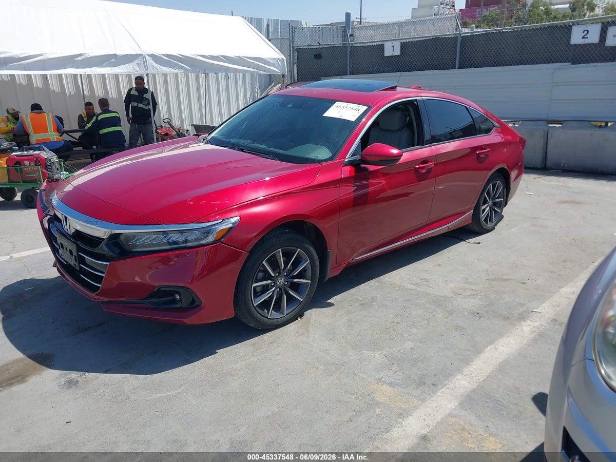 2022 HONDA ACCORD EX-L — снимка 2