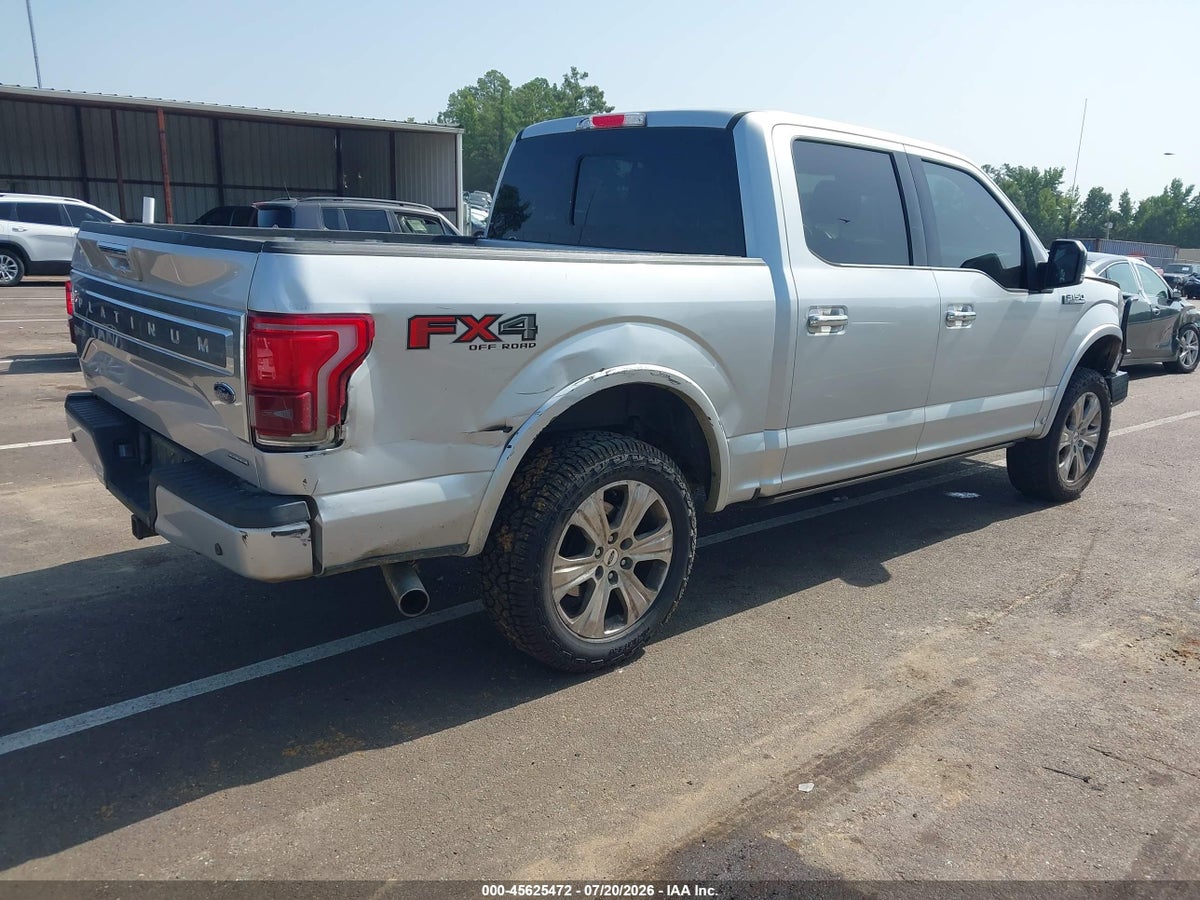 2015 FORD F-150 PLATINUM — снимка 4