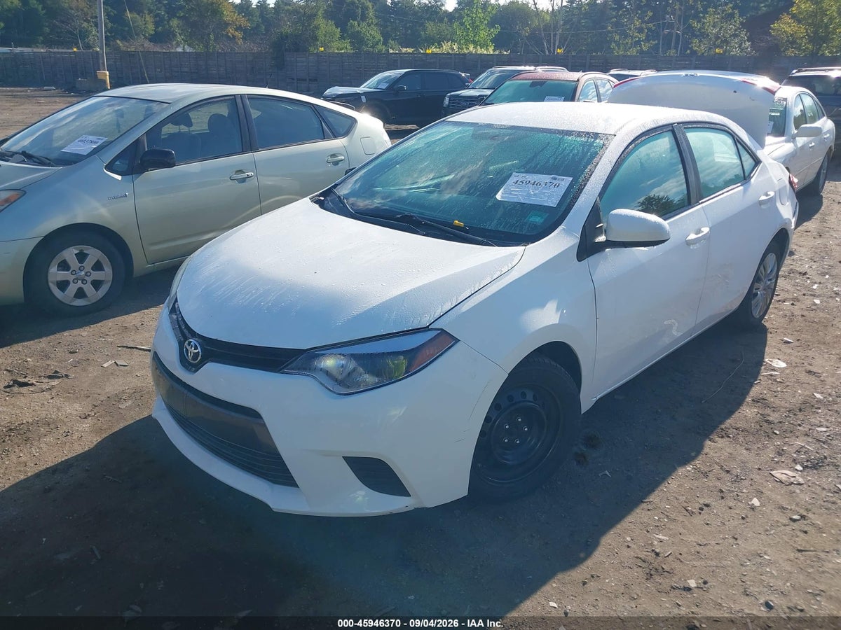 2015 TOYOTA COROLLA LE — снимка 2