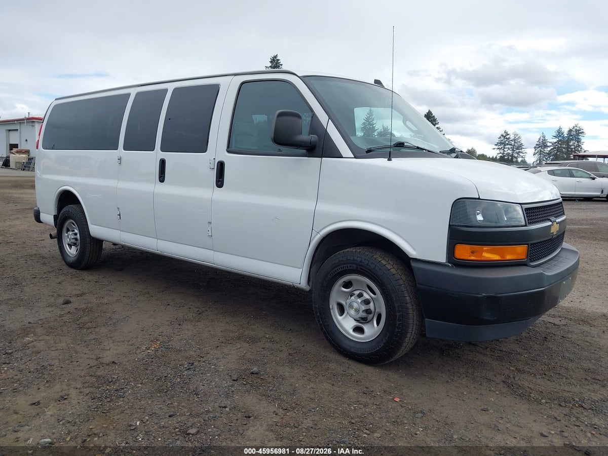 2023 CHEVROLET EXPRESS PASSENGER RWD 3500 EXTENDED WHEELBASE LS