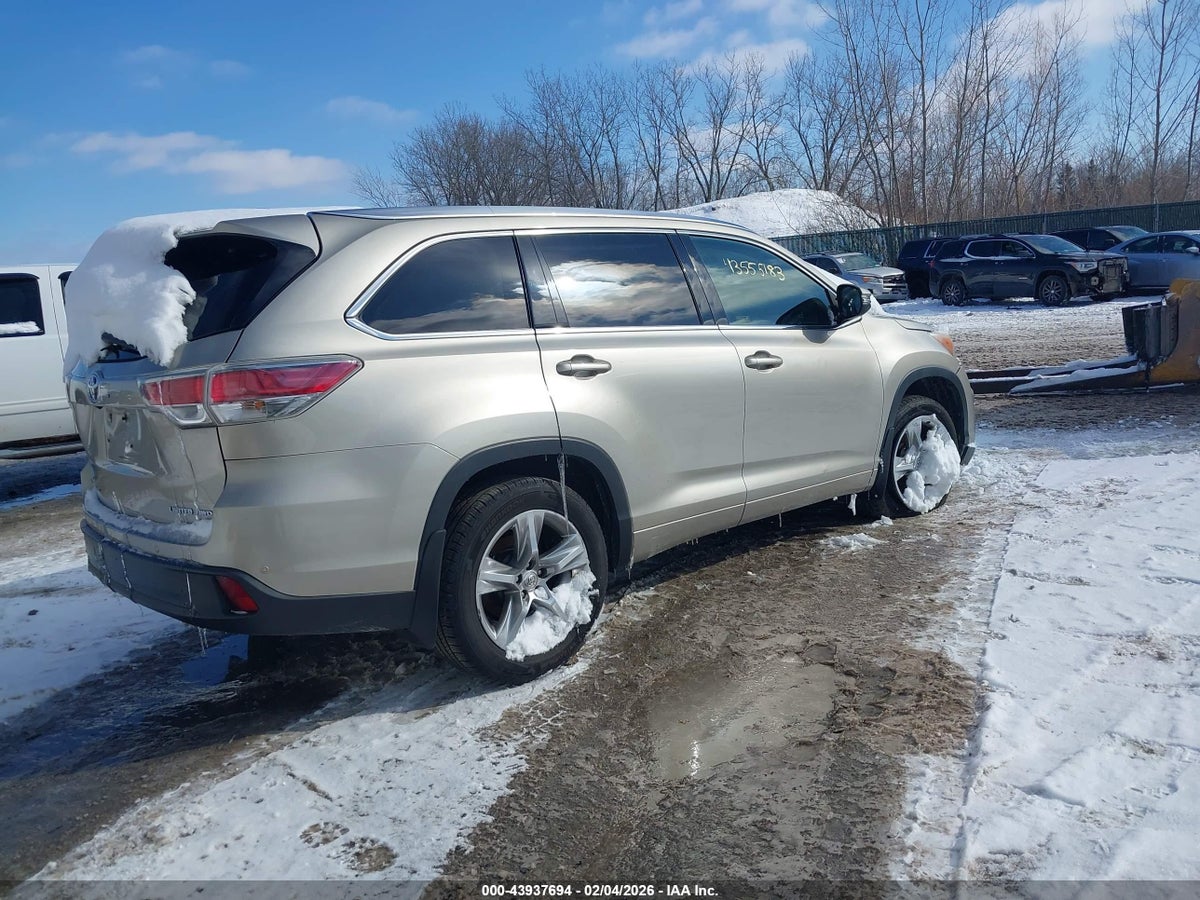 2015 TOYOTA HIGHLANDER LIMITED V6 — снимка 4