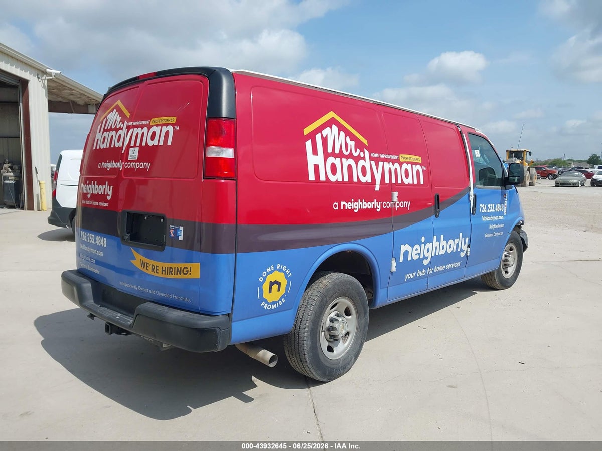 2024 CHEVROLET EXPRESS CARGO RWD 2500 REGULAR WHEELBASE WT — снимка 4