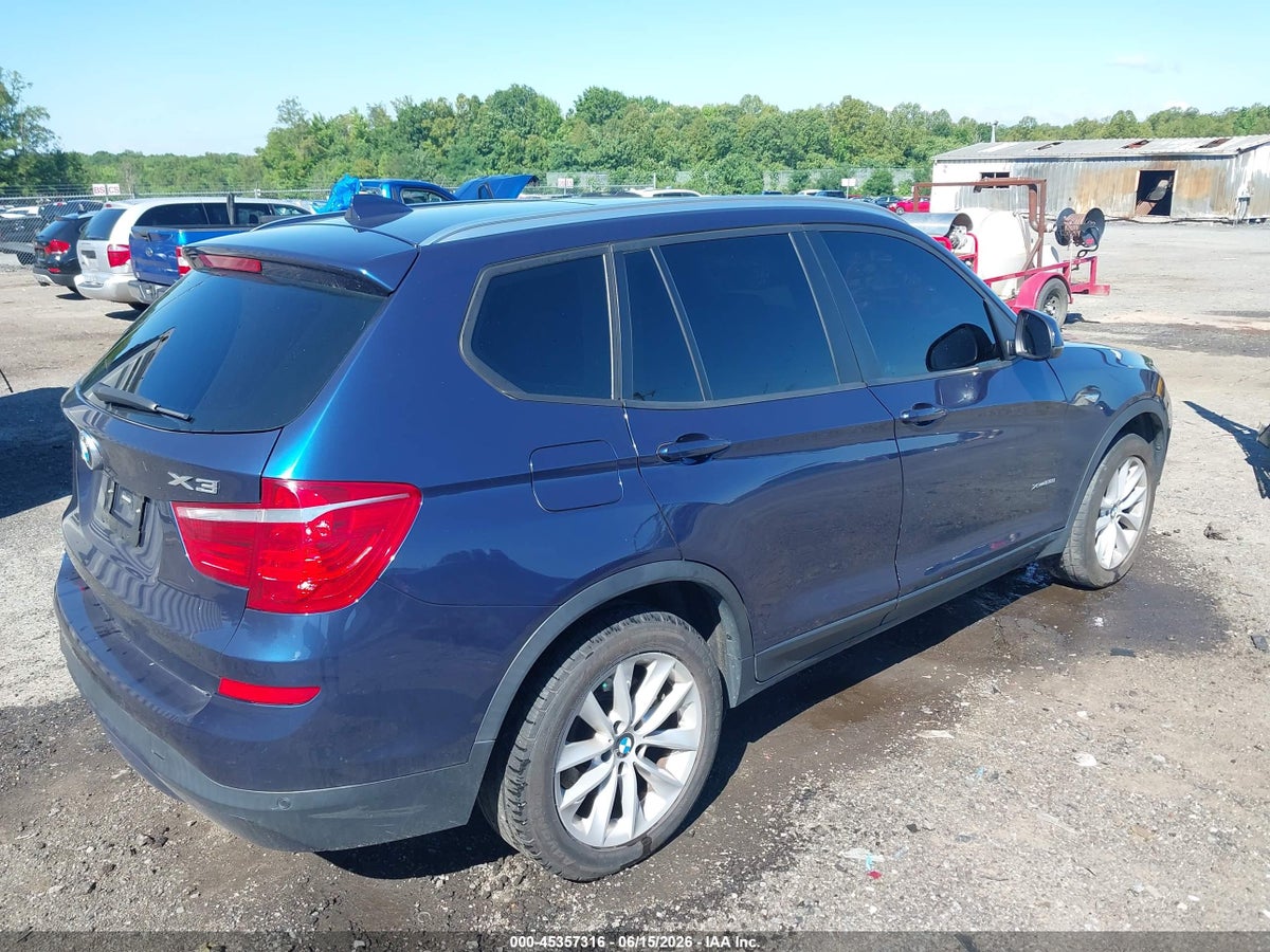 2017 BMW X3 XDRIVE28I — снимка 4