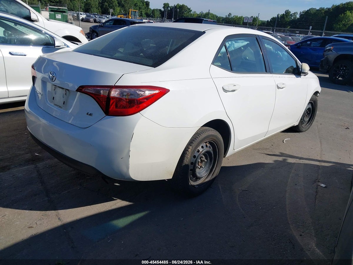 2017 TOYOTA COROLLA LE — снимка 4