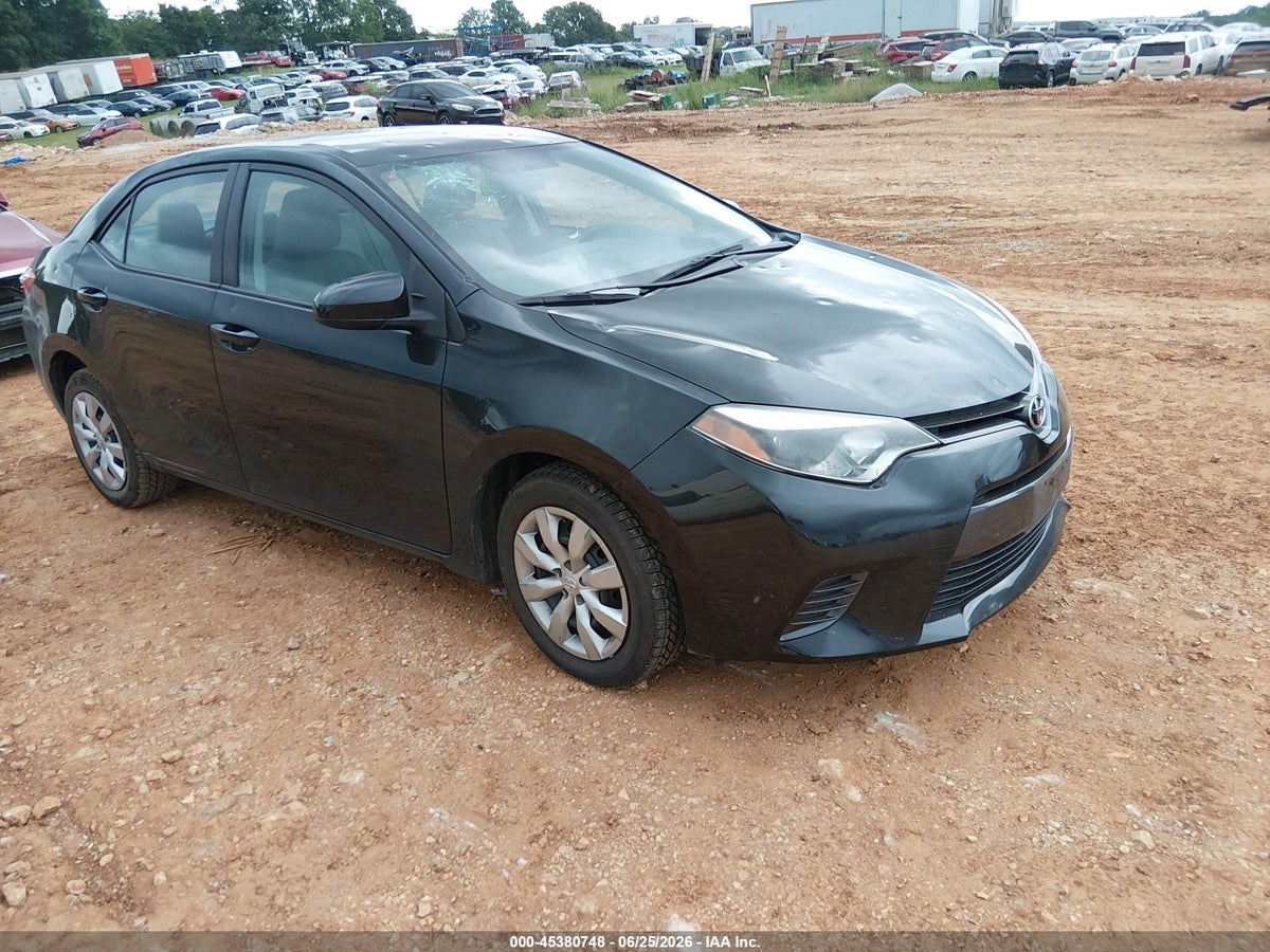 2016 TOYOTA COROLLA LE
