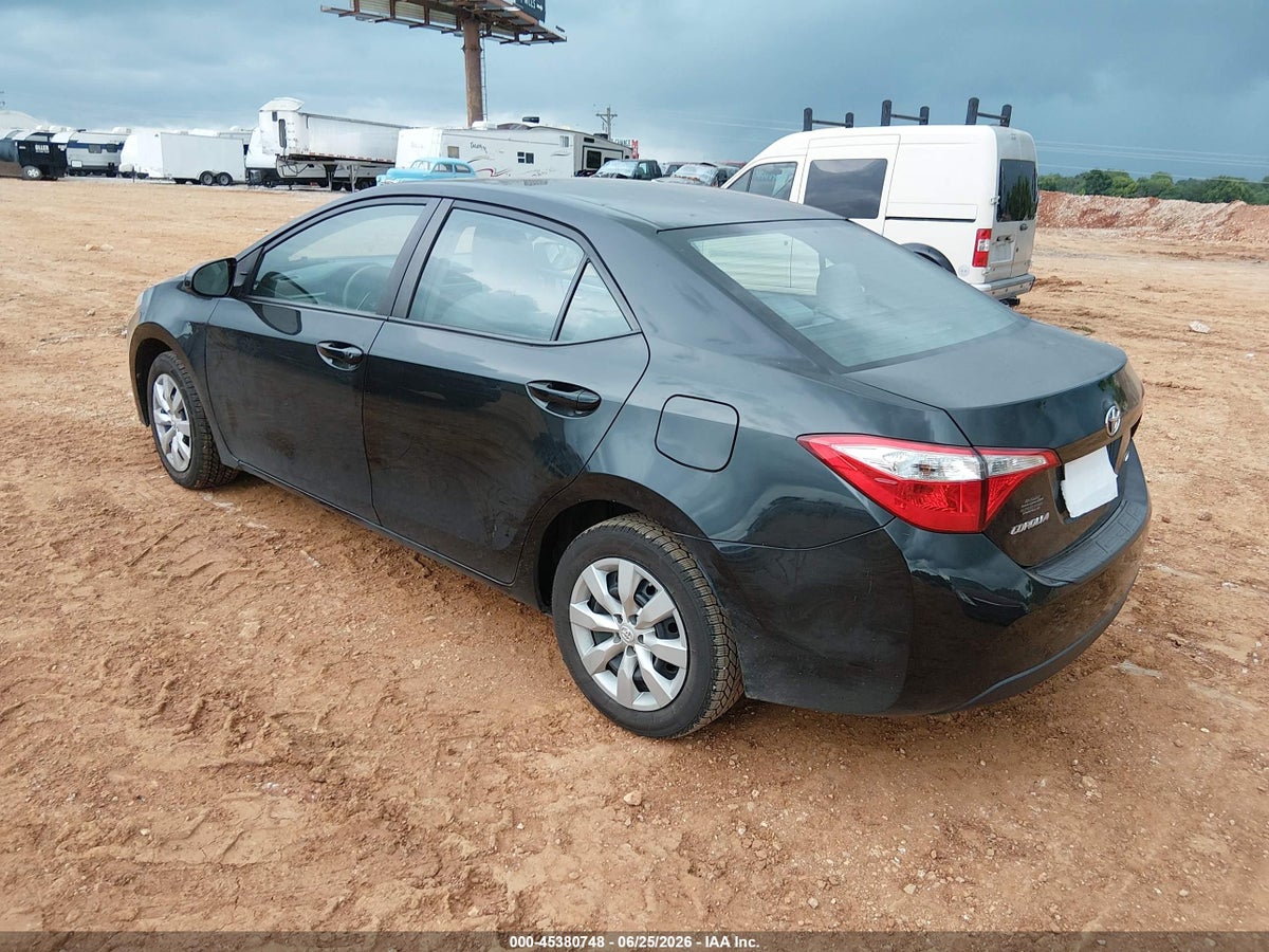 2016 TOYOTA COROLLA LE — снимка 3