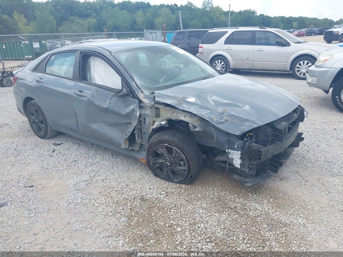 2023 HYUNDAI ELANTRA HYBRID BLUE