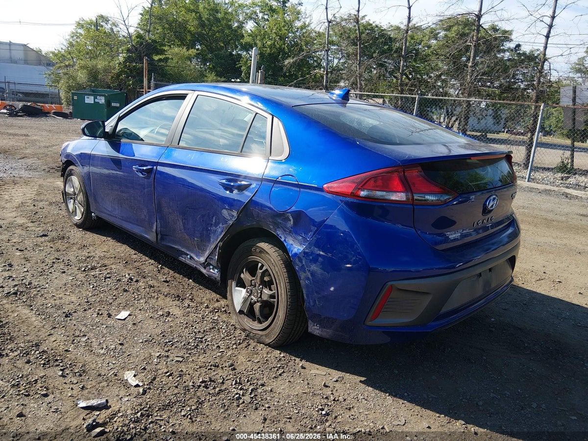 2022 HYUNDAI IONIQ HYBRID BLUE — снимка 3