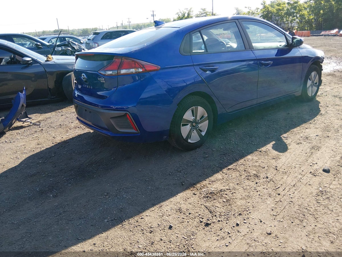 2022 HYUNDAI IONIQ HYBRID BLUE — снимка 4